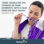 HalleluYAH King Solomon Tallit Prayer Shawl 72x 22 with Bag | Designed in Israel, Purple, Medium