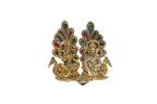 KridayKraft Metal Laxmi Ganesh Statue/Murti for Pooja Room & Home Office Décor, Laxmi Ganesha Idol for Diwali Gift, Religious Idol Showpiece Figurines Decorative & Diwali Poojan