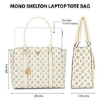 Lavie Signature Women's Mono Shelton Tote Bag | Tote Handbag for Work | Ladies purse | Stylish Shoulder Bag | Gift for Women