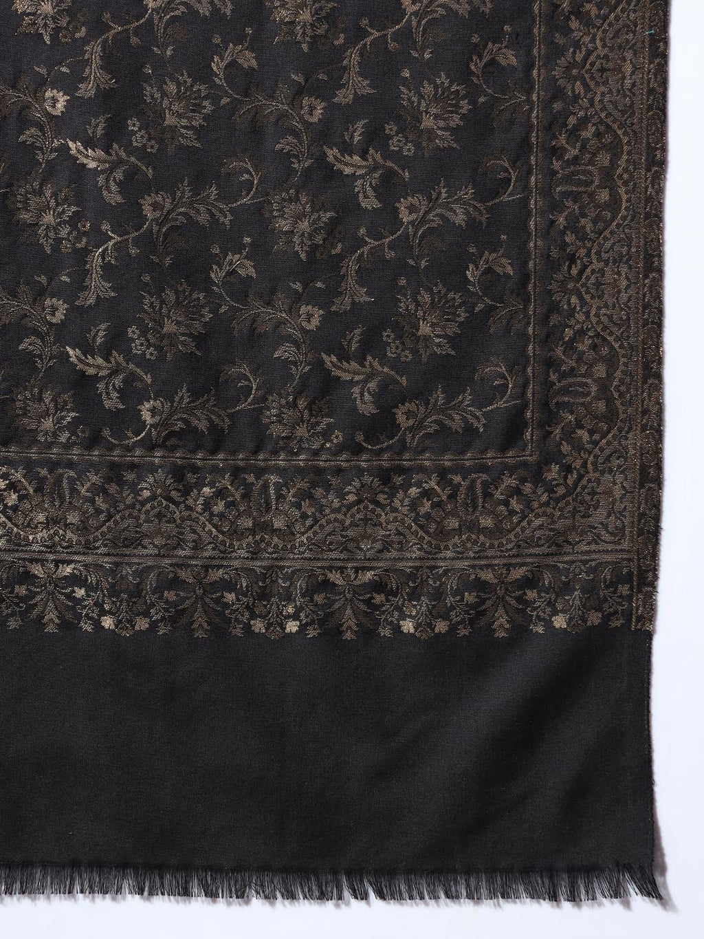 Pashmoda Women Aaraish Woven Design Jamawar Shawl (Size 101X203 CM)