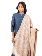 Naureen Women Faux Pashmina Kashmiri Jamawar Shawl, Warm and Soft, 40x80 inch