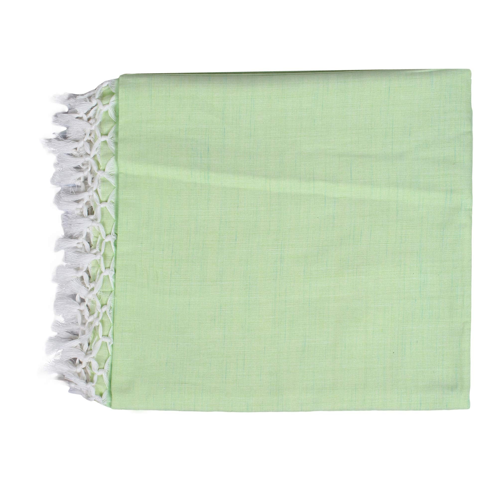 Anaaya Creations Bhagalpuri Silky Soft Chadar (Green) Kafalo