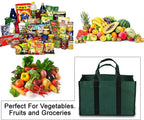BLACKBOXES Big Eco Cotton Canvas Shopping Bags for Carry Milk Grocery Fruits Vegetable with Reinforced Handles jhola Bag - Kitchen Essential (Green)