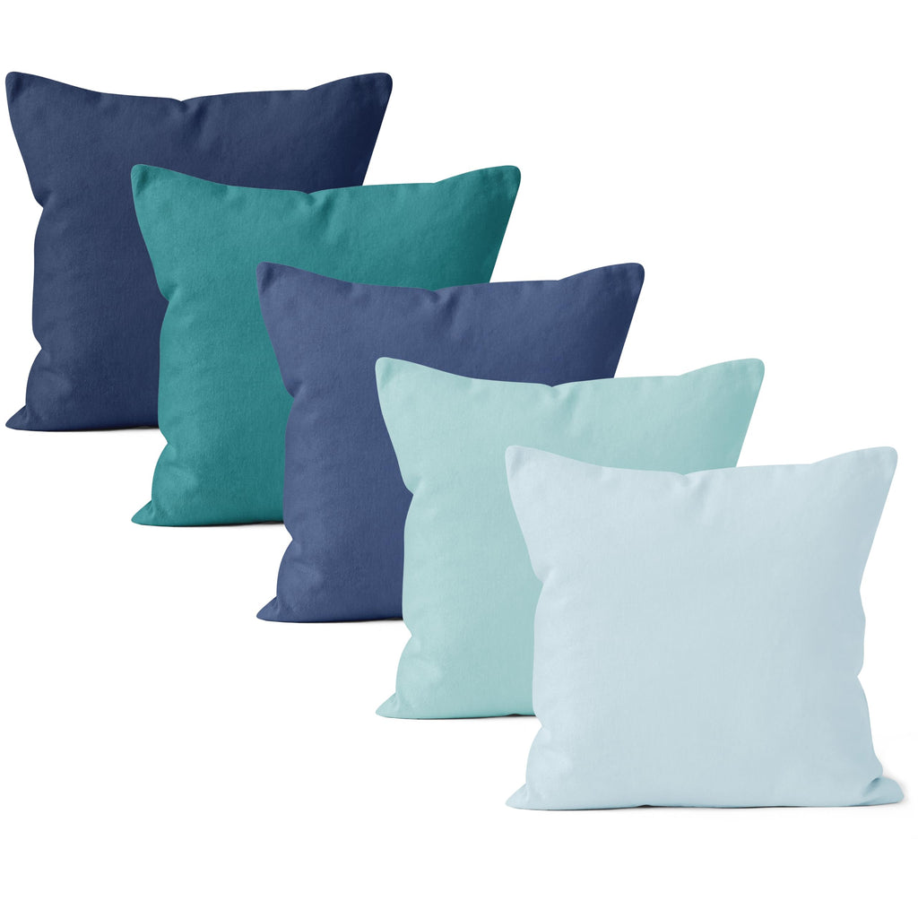 Encasa XO Cushion Covers, No Inserts, Cotton Throw Pillow Cases