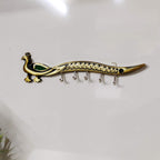 KridayKraft Metal Peacock Shap Key Holder Decorative Your Home & Office Walls Hanging Key Holder Stand Animal Shopwipiece Figurines,Gifts Article