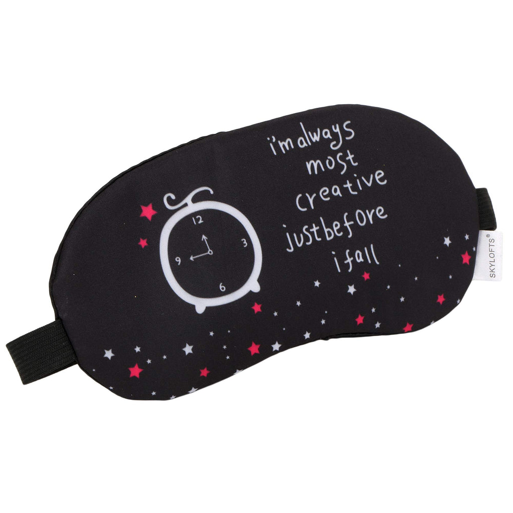 Friends of Meditation ® 100% Mulberry Silk, Super Smooth Sleep Mask And Blind Fold (Navy Blue)