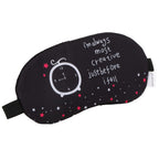 Friends of Meditation ® 100% Mulberry Silk, Super Smooth Sleep Mask And Blind Fold (Navy Blue)