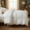 Day Care® Cloud Loom 500 GSM Filling Microfiber Comforter | Warm Winter Quilt Blanket Rajai | Soft, Breathable & Durable Bedding | 60x90 Single Bed - White Kafalo