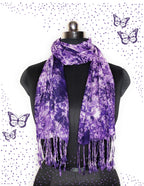 Chandwasia Rayon Shades Shibori Pattern Scarf, Scarves, Viscose Fabric Stole & Shawl Design for Men & Women for Summer & Winters