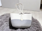 DYARCHY Attractive Hand Bag | Extra large Tote Bag | Summer Bag | Bucket Bag | Basket Bag | Bamboo Tote | Beach Bags for Women | Boho Bag | Kauna Bag | Handbag | Jute Bag | Handmade Bag (Grey)