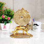 Prince Home Decor & Gifts Metal Durga Maa Statue Gold, 1 Piece