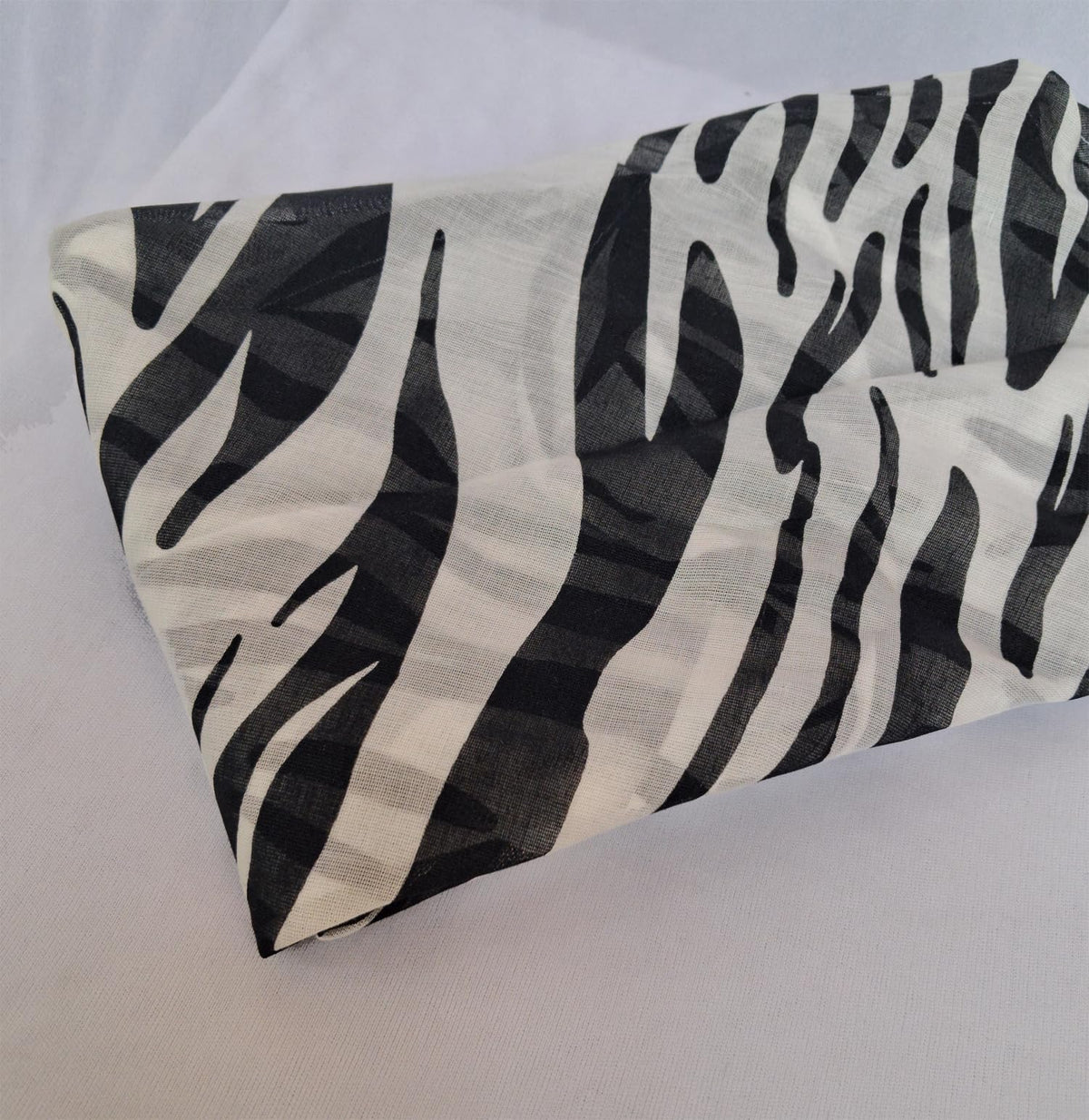 Switchon Rayon Anti Pollution Full face Scarf UV Sun Rays Protection Hijab scarf for women - Free Size (Offwhite_Black)