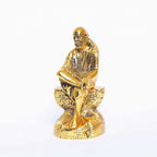 KridayKraft Shirdi Sai Baba Idol Metal Statue Showpiece for Car Dashboard & Home,Office Decorative Saibaba Idol Murti,Religious Gift Article,Showpiece Figurines,Corporate Gift...