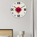 VIBECRAFTS Decorative Design Wooden Wall Clock for Home Decor | Office | Livingroom, Bedroom | Cafe | Gifts (WWCVC1Pcs_15066)