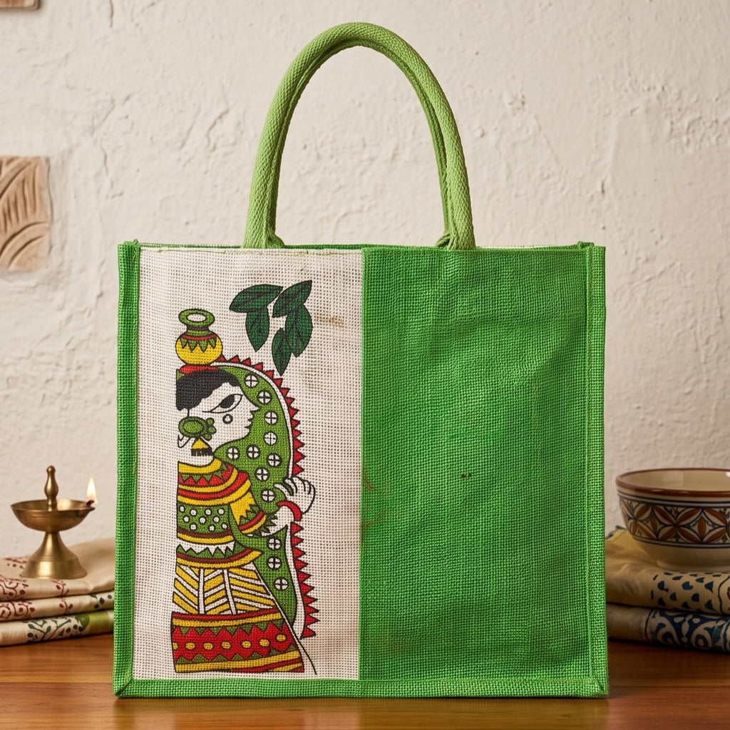NEXUS Madhubani jute Bag