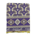 COTFLEX Original Solapur Chaddar Queen Bed Cotton Blanket (Purple) Kafalo