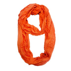 SOIE Women's Stylish Embroidered cotton Scarf/Scarves/Stole For Summers (ST-1 ORANGE FREE SIZE)
