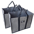 VORIYO Travel Shopping Grocery Tote Bag Foldable for Multipurpose Shopper Bag Eco Cotton Daily Use with Strong Handles (Pack Of 2) TV02SA