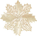Dakshya Industries Washable Decorative Dining Table Placemat Single Piece (Gold) Kafalo