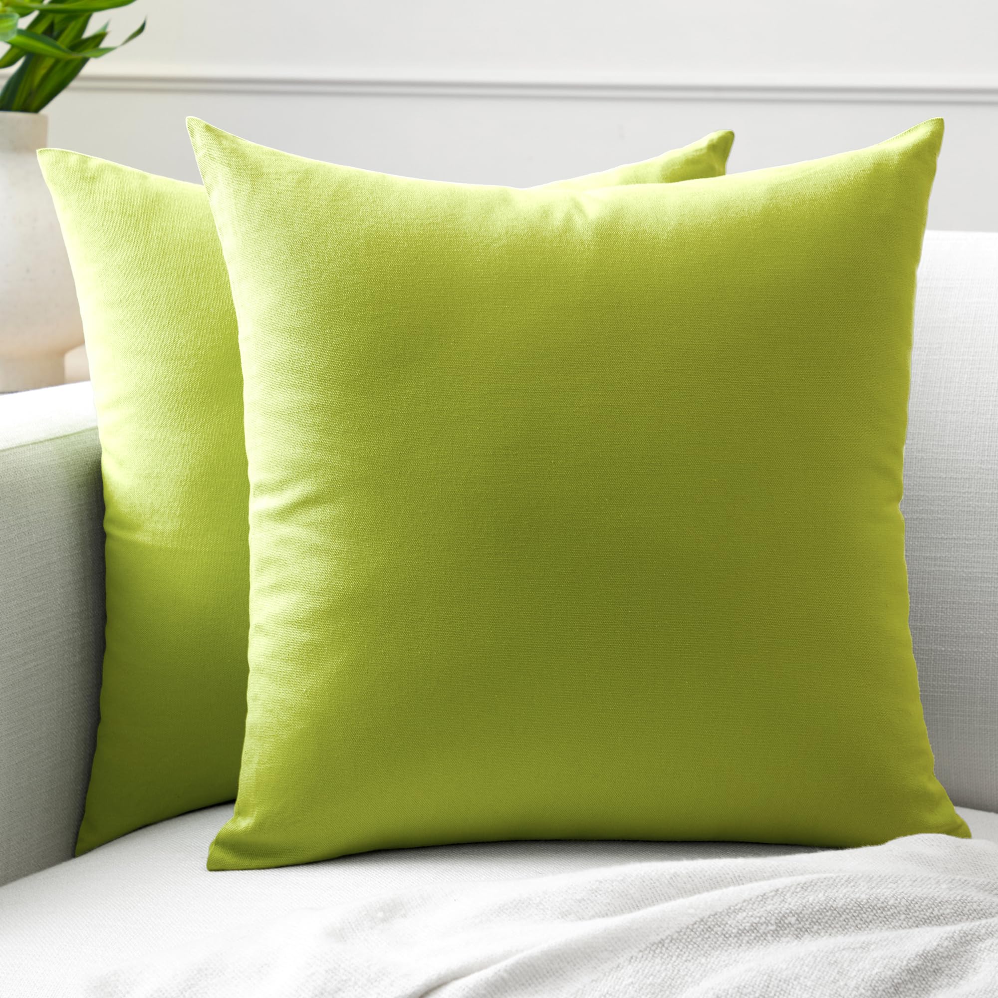 Encasa XO Cushion Covers, No Inserts, Cotton Throw Pillow Cases