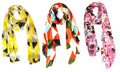 bratkrok WOMEN'S TRENDY FLORAL PRINTED RAYON SCARVES/STOLES MULTICOLOUR (PACK OF 3)