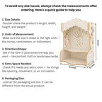 HOMEWEY DECOR Wooden Home Temple Handcrafted Support Heavy Idols Luxurious Finish Pooja Mandir for Home and Office Wall Mount for Room (Design3)
