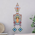 Artvibes Tribal Goddess Face Evil Eye Wall Hanging for Home Decor | Ethnic Indian Wall Art with Nazar Protection | Positive Energy Vastu Decorative Item for Living Room | Gift (WH_85150N)