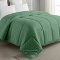 MeckHome Culture MHC- 800 Series Quilted Comforter 300-GSM Microfiber Soft/Fluffy Hypoallergenic Comforter/Quilt/Dohar/Rajai for (60 x 90 Inches) Single Bed Comforter -Emerald Green Kafalo