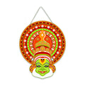 Artvibes Kathakali Cultural Dance Wooden Wall Hanging Art Item For Living Room | Traditional Artwork | Wall Art For Hall | Wall Poster | Graphic Art | Ethnic Wall Decor | Gift Items (WH_8607N)