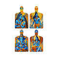Artvibes Lord Shiva Maa Parvati & Ganesh Devotional Art Auspicious Wooden Art Work Wall Hanging | Spiritual Decor Items | Vastu Paintings | Wall Illustrations | Gift Items (WH_5661N), Set of 4