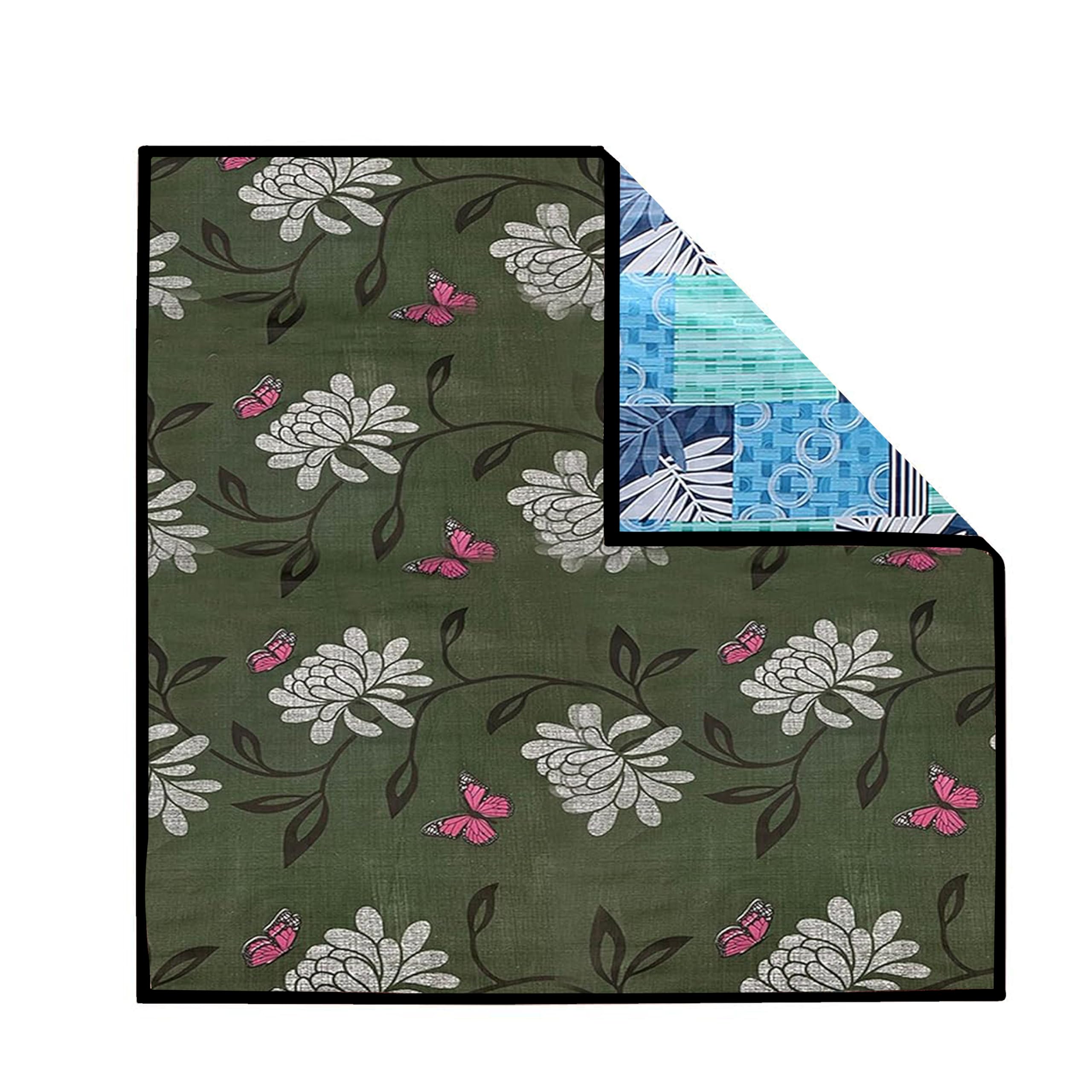 Wings Star Waterproof Bed Server/Food Mat/Bedsheet Protector/Reversible in 3 Layered Heavy Material(Colour and Print Might Vary According to Availability)/ Bed Server mat Reversible/Place Mat Kafalo