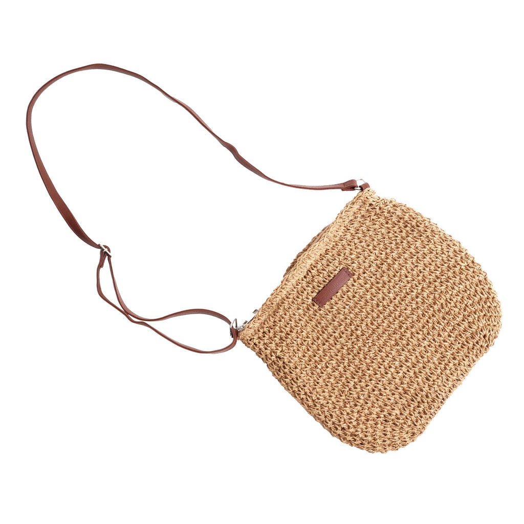 DENOVA Raffia Handbag with Lining | Beach bag, Women's Handbag, Tote Bag (Natural)