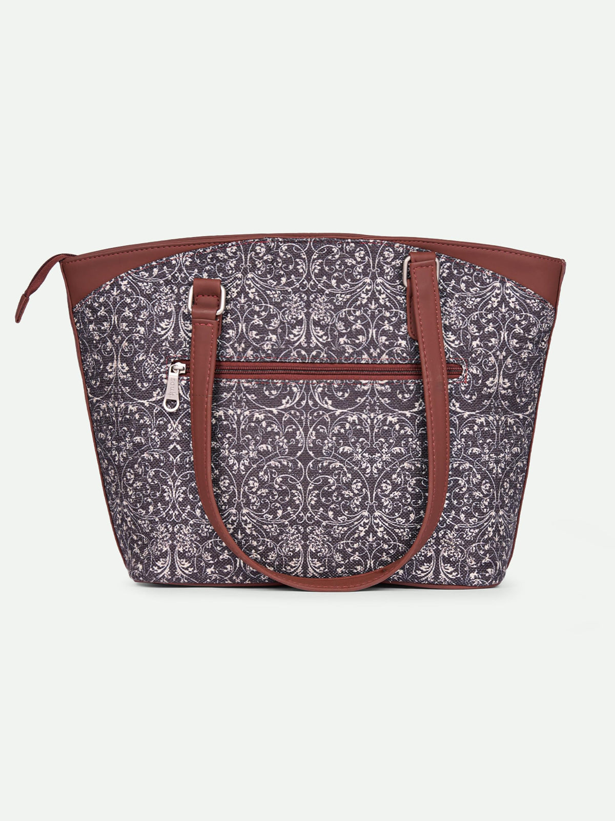 ZOUK Lattice Lace Printed Vegan Multicolor Classic Travel Tote For Women's Ladies