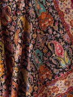Pashmoda Women Zarmina Fine Wool Fabric Pashmina Kalamkari Embroidered Shawl, Stole and Wrap, Sustainable and Natural Fabric, Heritage Kashmiri Pashmina(Size 40x80)
