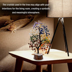 Chakra Tree of Life Birthday Gifts for Women, Sister, Friends, Handcrafted Healing Crystal Tree Bring Money, Luck to Home and Office Decor Spiritual Gifts for Mom, Unique Gifts for Anniversary
