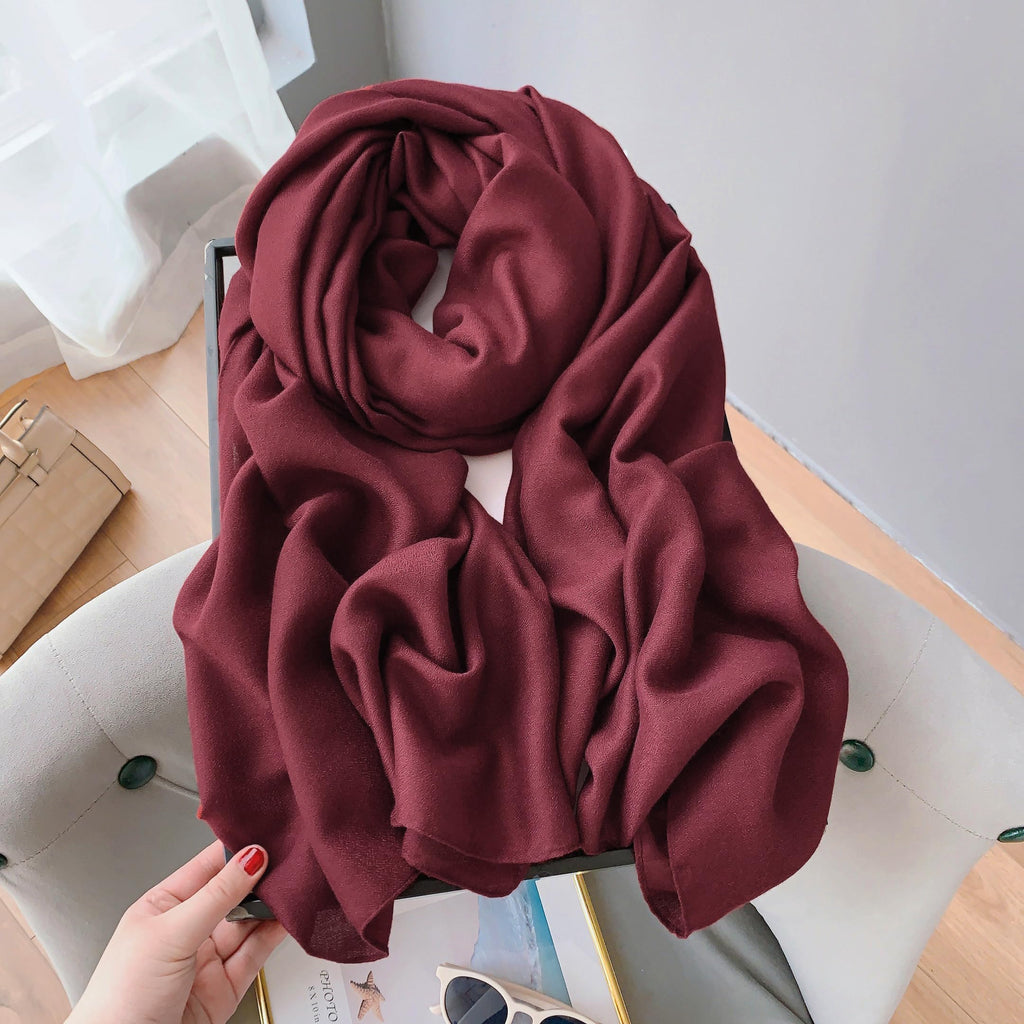 CrossKulture Viscose Scarf For Women | Long, Stylish, Lightweight Stole | Neck Scarf, Hair Scarf, Head Scarf For Girls | Womens Accessories & Apparel For Female, Brown
