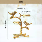 BEHOMA Love Birds Tea Light Candle Holder - Pack of 5