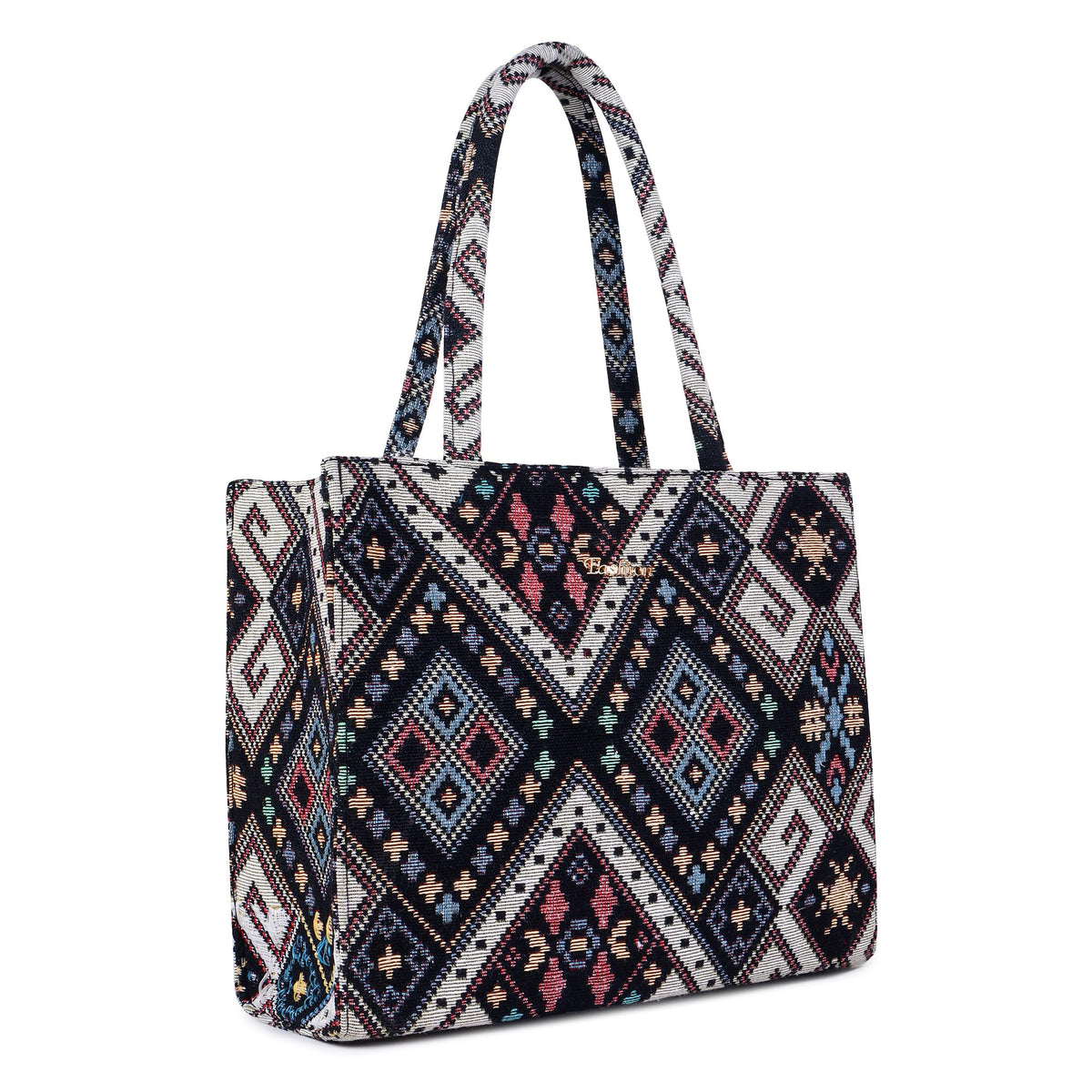 Lady Quinton Stylish Jute Tote Bag For Office and Laptop, Shopping Shoulder Bag, Shoppers Tote Handbags Lightweight Waterpoof Big Size, Grocery Bag, Eco Friendly Bags For Shopping For Women (MULTI)
