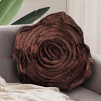 JDX Latest Desighner Cushion Cover for Living Room and Sofa, 8076_Brown,Velvet,250 TC
