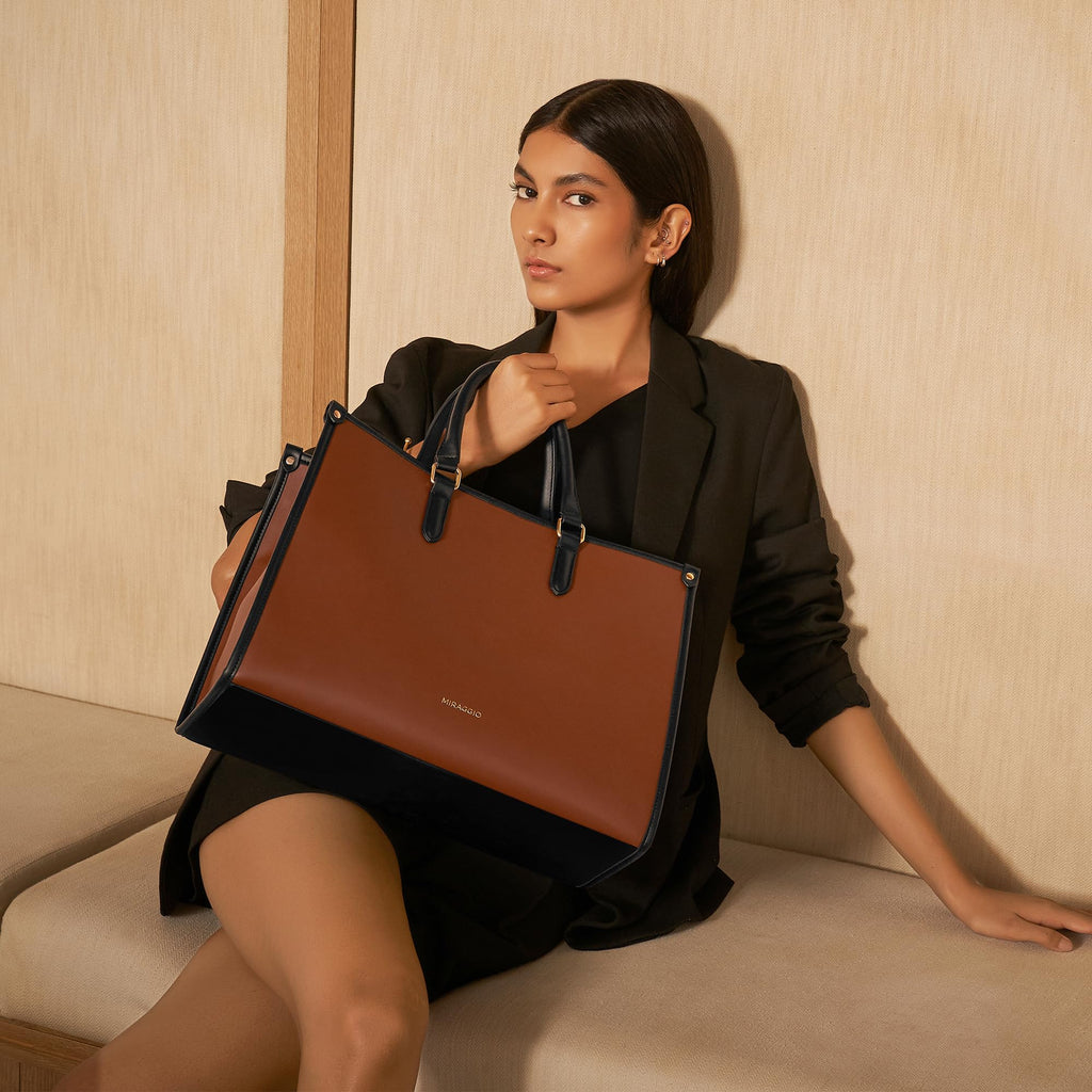 Miraggio Denice 16 Tote Bag For Women Office Use