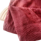 CrossKulture Crinkled PolyCotton Scarf for Women - 180 x 90 cm Stole for Women | PolyCotton Scarf for Summers, Head Cover for Women | Lightweight Scarf for Women | Women Accessory (Wine)