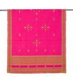 Prijam Women's Shawl (R 43 CHAUMUKH_Rani/Pink_One Size)