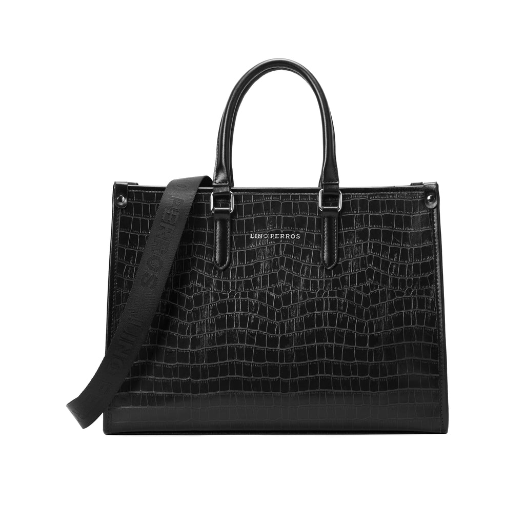 Lino Perros Women Black Tote Bag