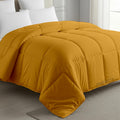 MeckHome Culture MHC- 800 Series Quilted Comforter 300-GSM Microfiber Soft/Fluffy Hypoallergenic Comforter/Quilt/Dohar/Rajai for (92 x 106 Inches) King Size Comforter -Gold Kafalo