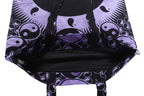 Ravaiyaa - Attitude is everything Cotton Shopping Bag Purse Bags Women Tote Shoulder Handbag (Purple Yin Yang Bag - 4)