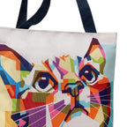 The Purple Tree Canvas Stylish Printed Tote Bag For Women - 1 Pc