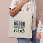 VVWV Motivational Quotes Tote Bag | 100% Organic Cotton Shopping Grocery Tote Bag Women Office College Grocery,Vegetable Bags Market, Canvas Bag 15kgs Capacity (13 x 15.7 Inch)