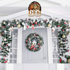 DEN DECORATION Premium PVC Crystal Beads Sequin Chain Garland String (5 Feet) (Silver Balls, Pack of 5)