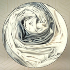 FAHABO Scarf Woman Premium Self-Woven Jersey Scarves | Hijab Scarf | Headscarf | Neck Scarf | Stoles | Wraps (Shades of Grey)