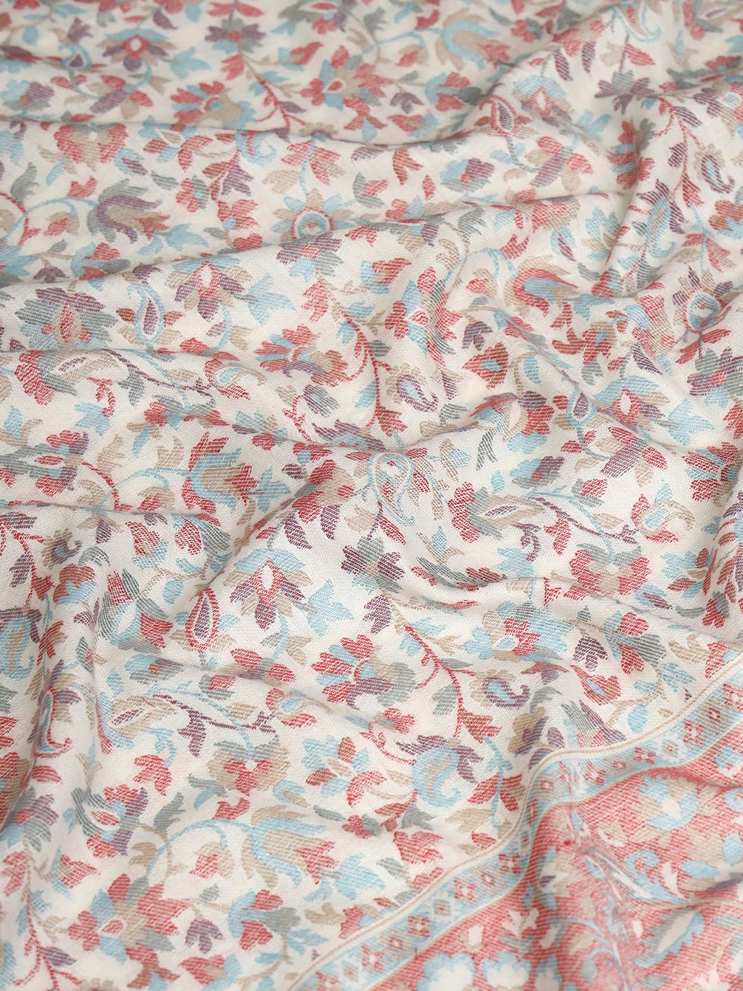 Pashmoda Women Dastaan Woven Design Jamawar Shawl (Size 101X203 CM)